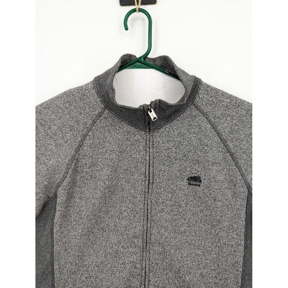 Roots Canada Men's Gray Full Zip Fleece Sweatshirt Style Jacket, Large, GREAT!! - Picture 5 of 9